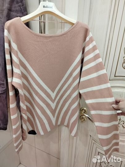 Noisy May свитер Дания вискоза нюдовый L