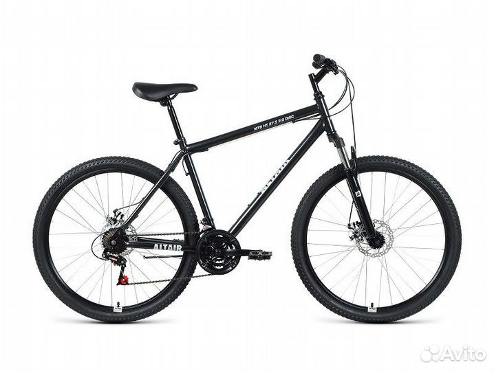 Велосипед altair MTB HT 27,5 2.0 21 ск чер/сер