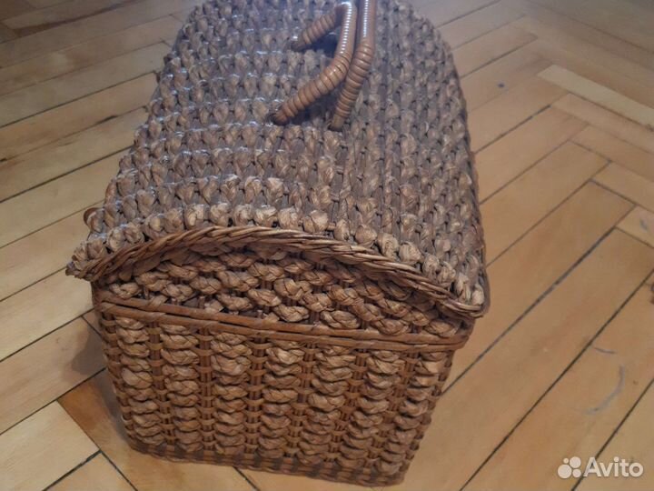Корзина старинная плетёная