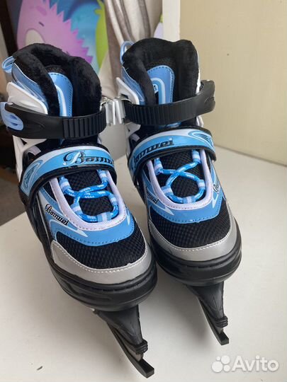 Коньки ледовые раздвижные