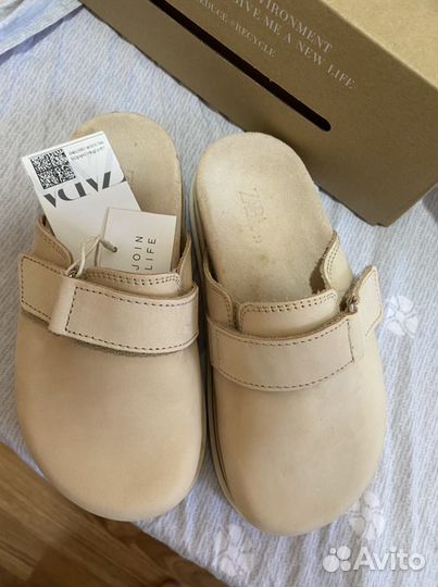 Zara сандалии мюли туфли на девочку