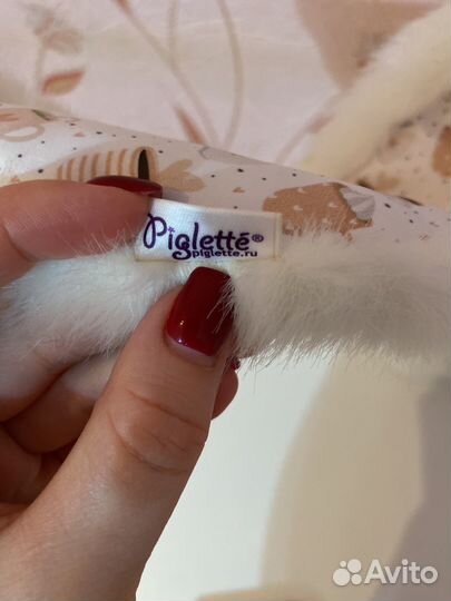 Мягкая игрушка заяц Pigletto ручной работы