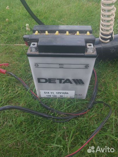 Лодочный электромотор с аккумулятором