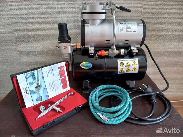 Аэрограф и компрессор