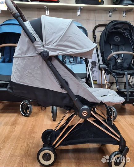 Коляска cybex coya серая