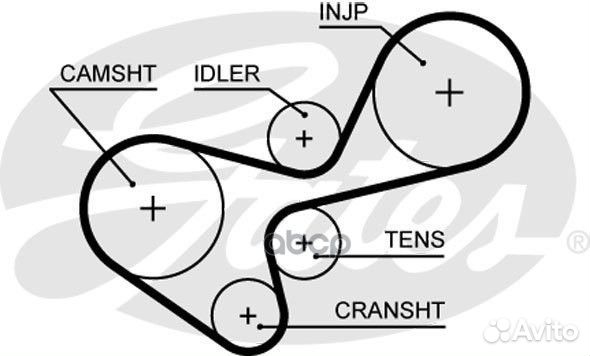 Ремень зубчатый 5639XS (8597-15639) 5639XS Gates