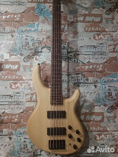 Пятиструнная бас гитара Cort Action DLX V AS