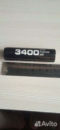 Аккумуляторы Soshine 18650 Li-ion 3400 mAh