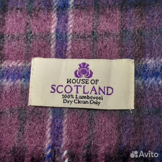 Винтажный шерстяной шарф House of Scotland