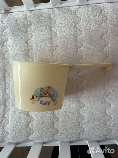 Ванночка для купания с горкой и ковшом