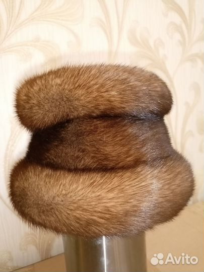 Шапка норковая женская