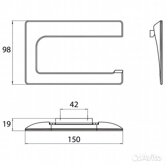 Emco Art Держатель т/ бумаги 1600 001 01