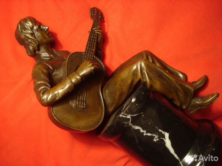 Статуэтка 24 см Бронза СССР Владимир Высоцкий Бард