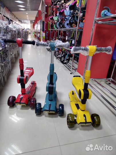 Самокат беговел 3 в 1 от 3-х лет