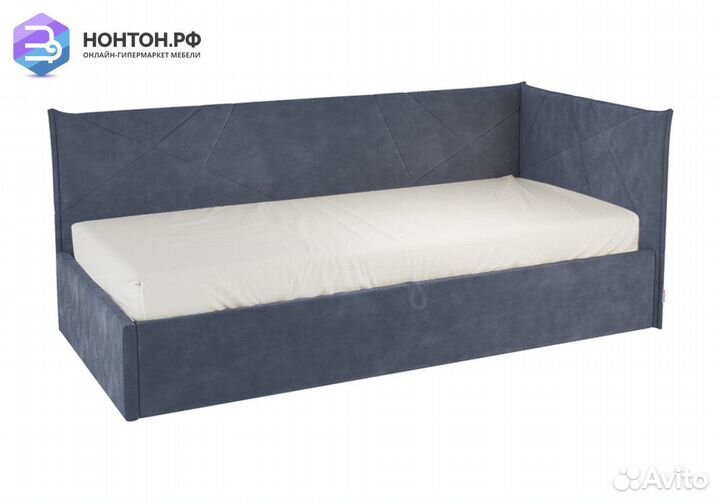 Кровать Квест 0.9 синяя