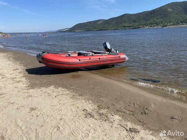 Лодка пвх 350 нднд с мотором 9.9