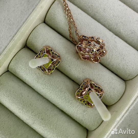 Серьги swarovski, кулон swarovski sparkling dance