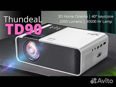 4k видеопроектор Thundeal TD90 3200 lumen объявление продам