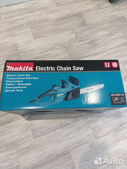 Электрическая цепная пила makita uc4041a