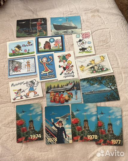 Коллекция календарей СССР (282 штуки)