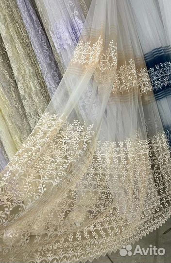 Тюль, шторы новые