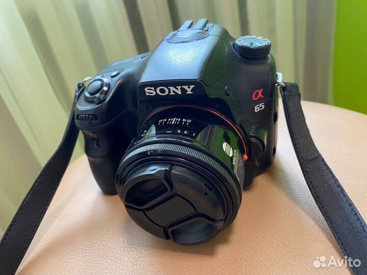 Sony alpha 65 + сумка