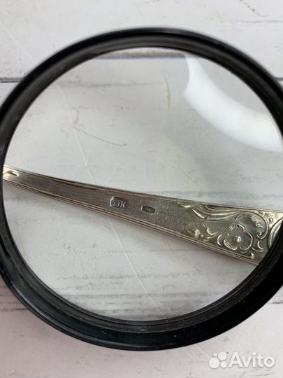 Ложка серебро 875 со звездой