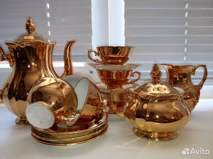 Сервизы фарфор хрусталь