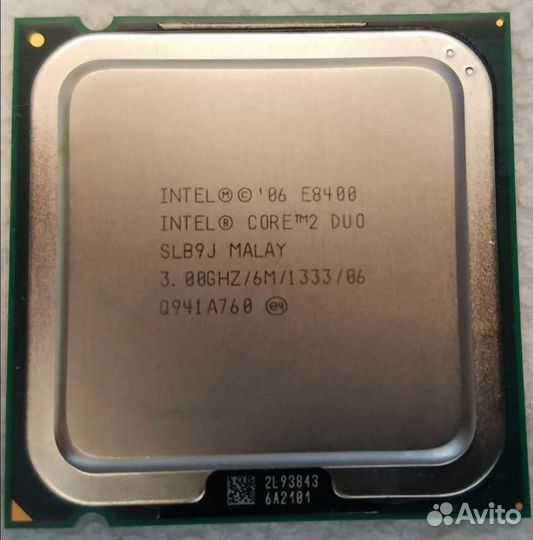 Процессор 775 core2duo e 8400