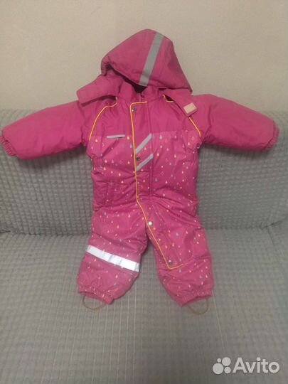 Зимний комбинезон для девочки 86 размер