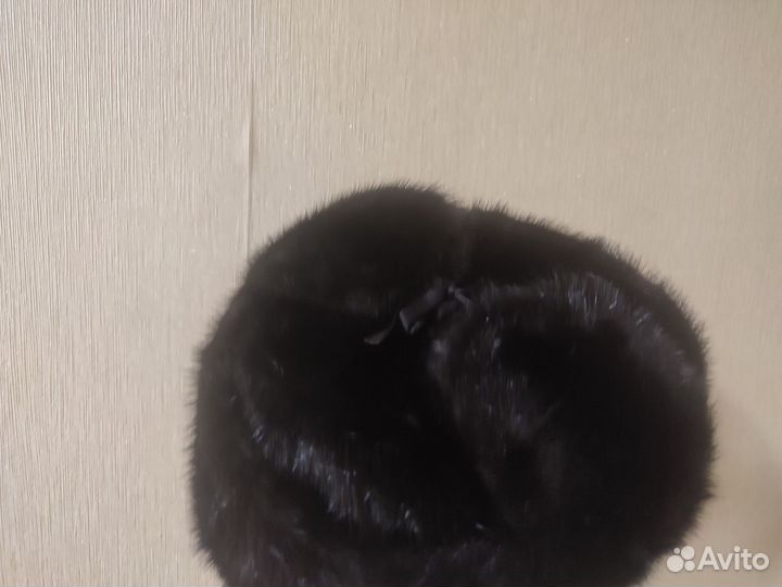 Норковая шапка мужская ушанка