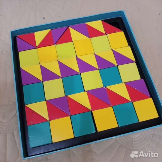 Развивающие кубики-мозаика