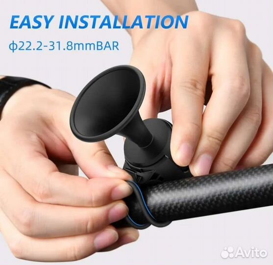 Гудок для велосипеда, два вида