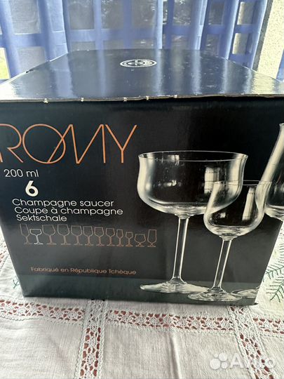 Бокалы для шампанского bohemia стекло