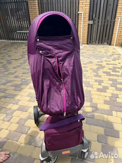 Коляска Stokke 3 в 1 с базой для автомобиля