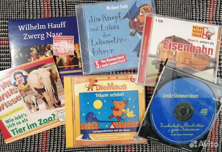 Книги и диски на немецком языке