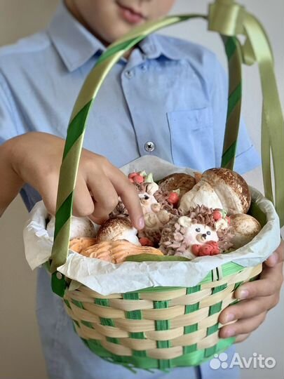 Съедобные грибы из зефира