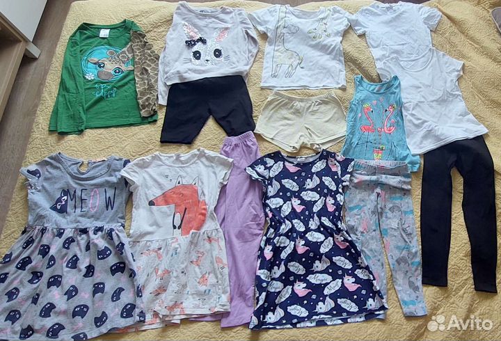 Одежда пакетом для девочки 116 122