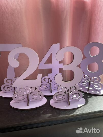 Нумерация столов, рассадка гостей