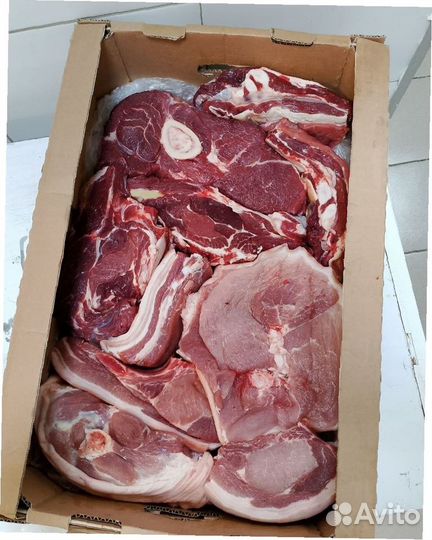 Ассорти говядина свинина 10-12 кг