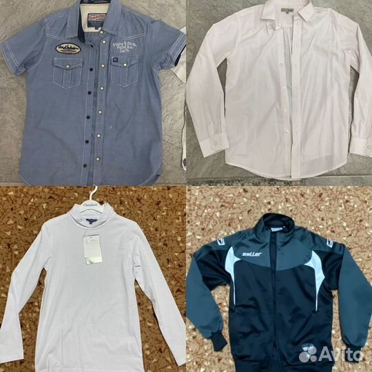 Куртки,кофты,рубашки,джинсы на мальчика 146/152