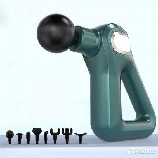 Массажер перкуссионный,8 насадок