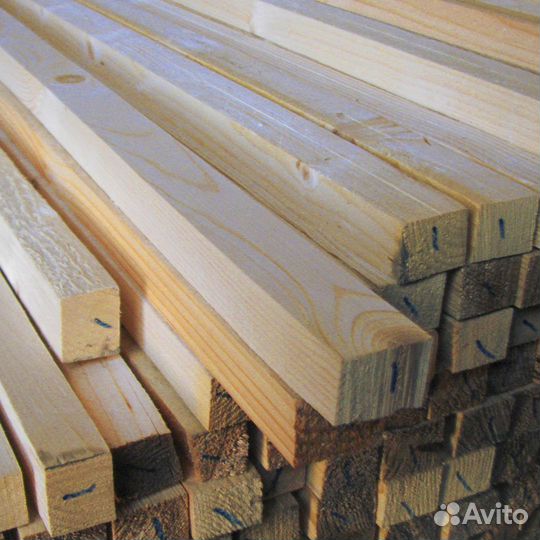 Строганный брус лиственница 190х190мм, гост