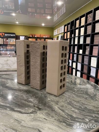 Лицевой керамический кирпич серый Железногорский