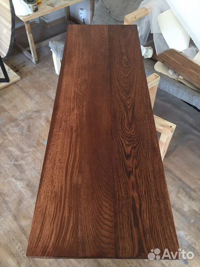 Столешница из дуба в ванную