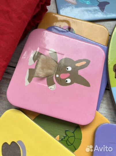 Тактильное лото djeco - развивающая игрушка