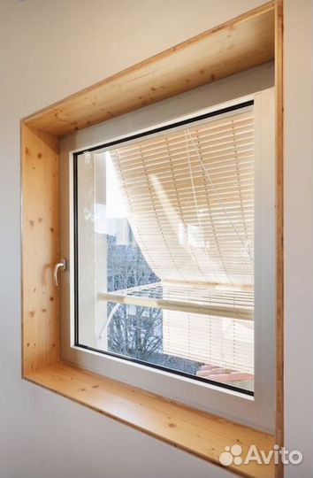 Откосы из дерева