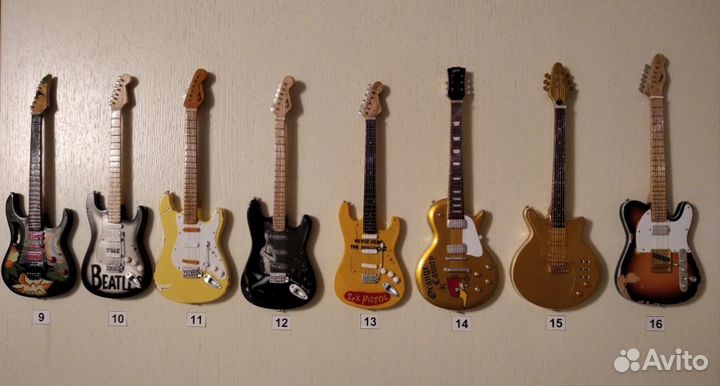 Гитара миниатюрная сувенир