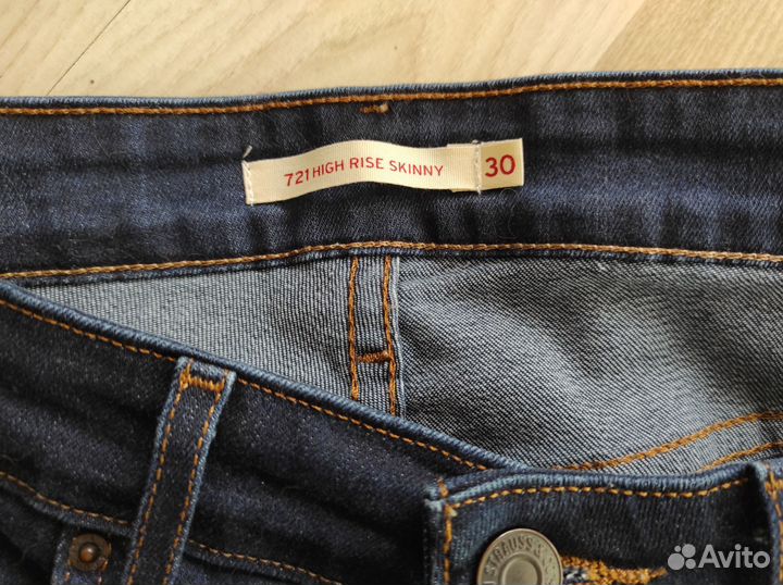 Джинсы levis 721 High rise skinny