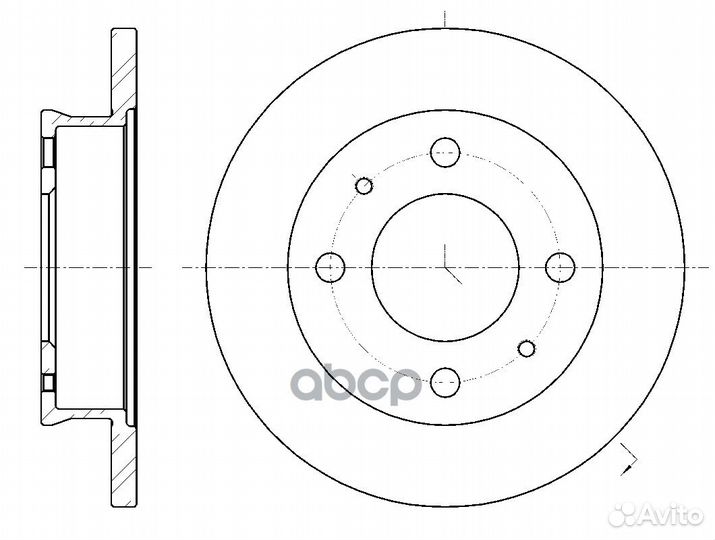Диск тормозной GR01806 (G-brake) gr01806 G-brake